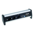 Bachmann DESK Steckdosenleiste 3x Strom 2x Cat5e 339.1004