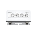Kindermann CablePort desk² Tischanschlussfeld 4-fach 4x Strom Alu 7430000054