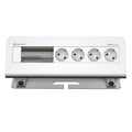 Kindermann CablePort desk² Tischanschlussfeld 6-fach, 4x Strom 2x Leer schiefergrau 7430000084