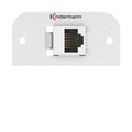 Kindermann Konnect 54 alu Anschlussblende - Cat-6A (RJ45) 7441000523