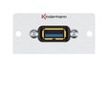 Kindermann Konnect 50 alu - Anschlussblende USB 3.0 (Typ A) 7444000529