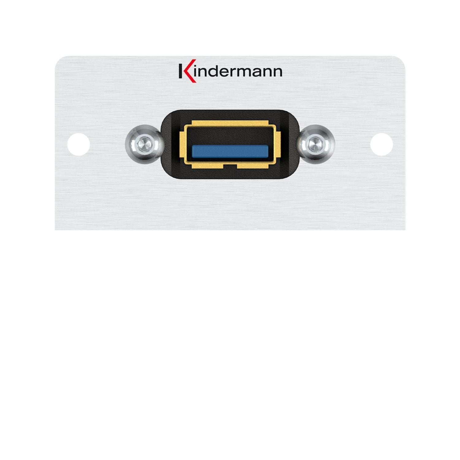 Kindermann Konnect 50 alu - Anschlussblende USB 3.0 (Typ A) 7444000529
