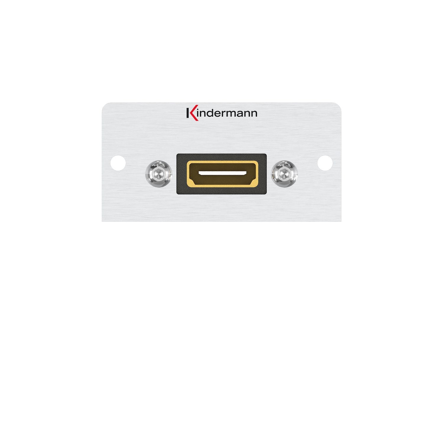 Kindermann Konnect 50 alu HDMI Halbblende Aluminium 7444000542