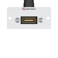 Kindermann Konnect 50 alu - HDMI 90° Abgang Halbblende 7444000582