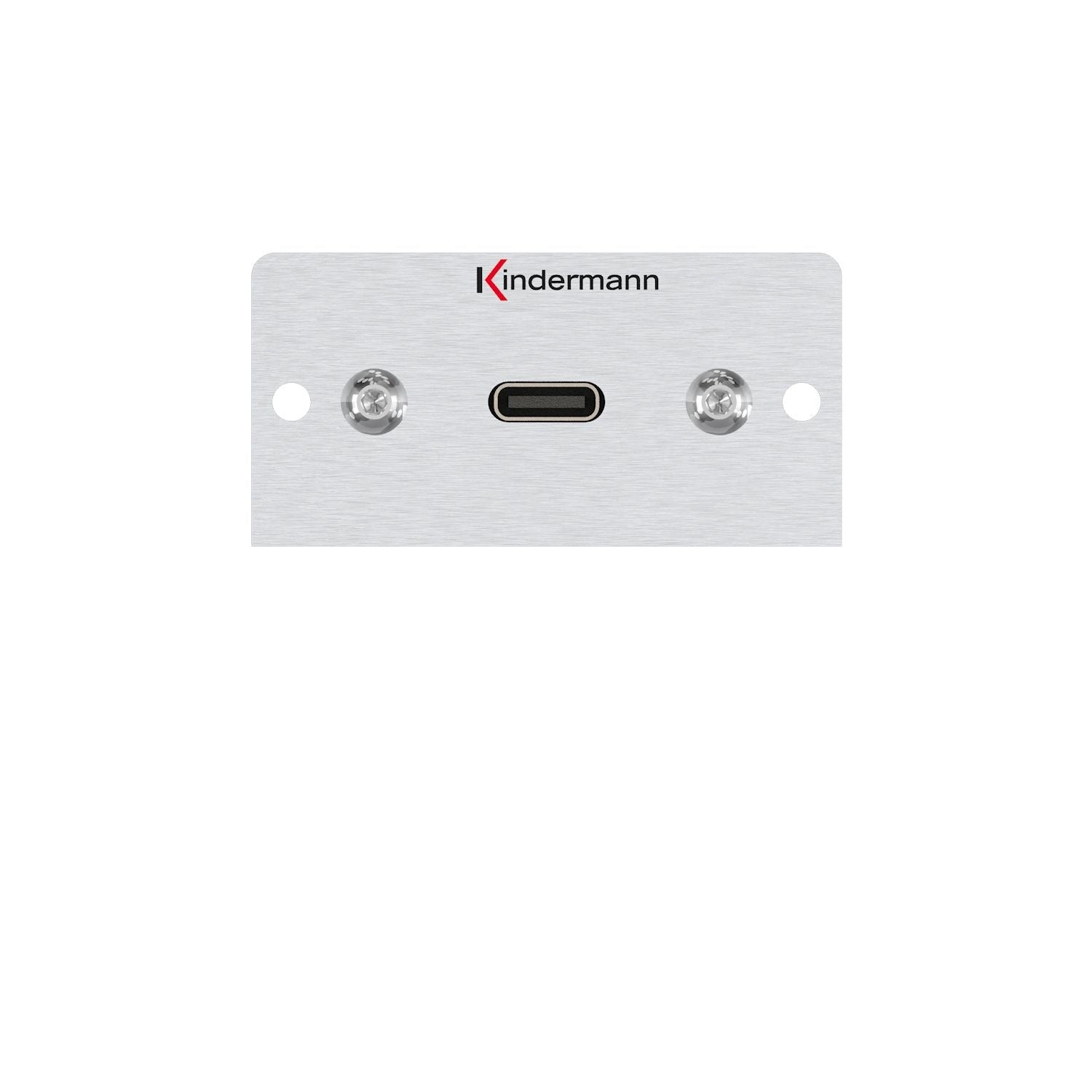 Kindermann Konnect Alu 50 - Anschlussblende USB-C 4.0 kompatibel 7444000850