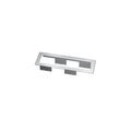 Kindermann CablePort frame Einbaurahmen 4-fach mit Facette, Aluminium 7449000022