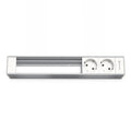 Kindermann Modulträger Konnect flex 45 click 6-fach, 2x Strom Aluminium 7449000302