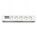 Kindermann Modulträger 6-fach, 5x Strom Aluminium 7449000305