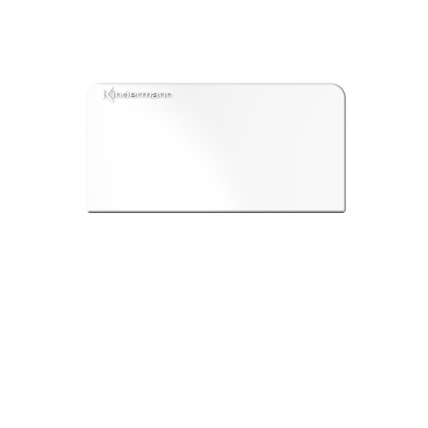 Kindermann Konnect design click Anschlussblende weiß 7456000400
