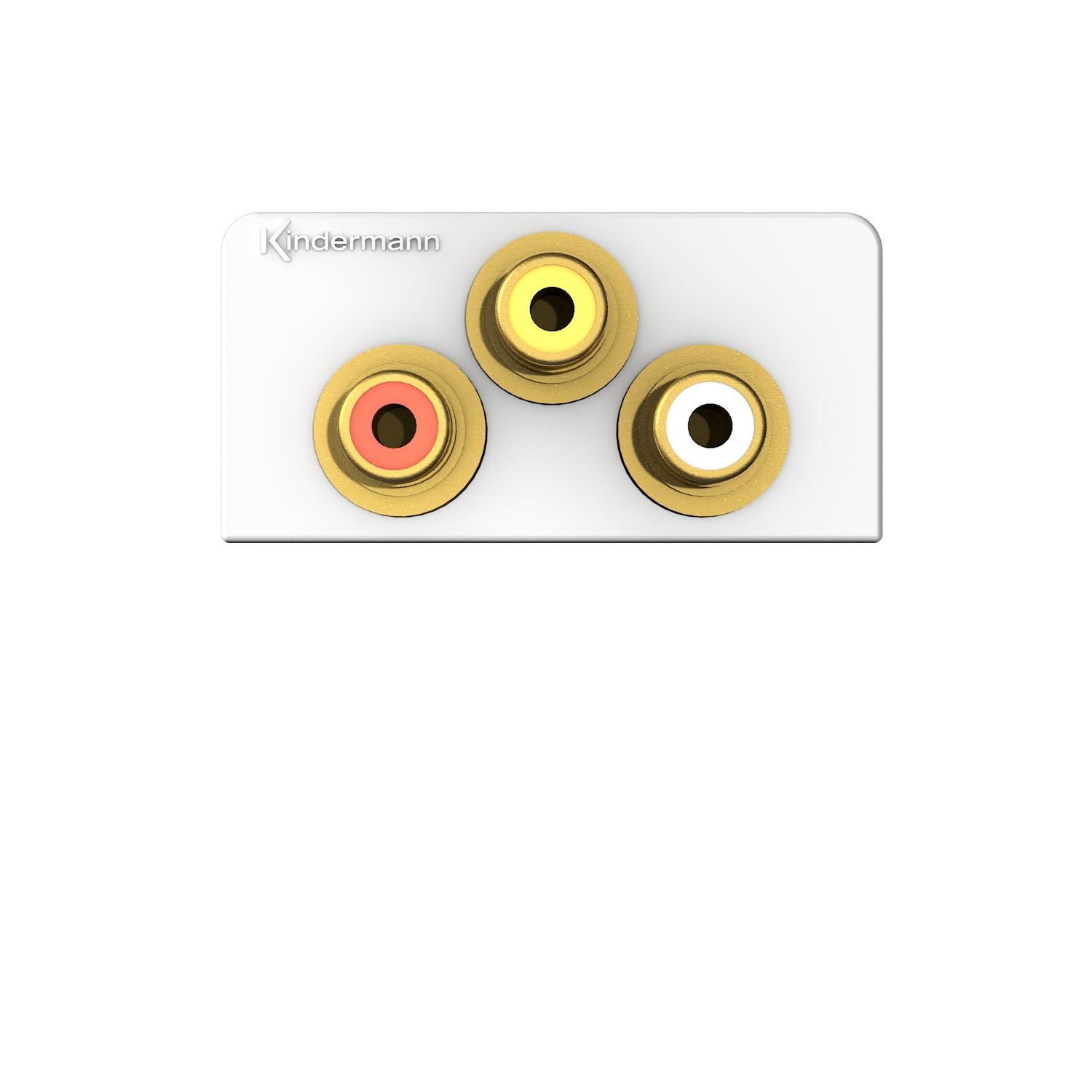 Kindermann Konnect design click Anschlussblende, Halbblende Video /Audio 7456000530