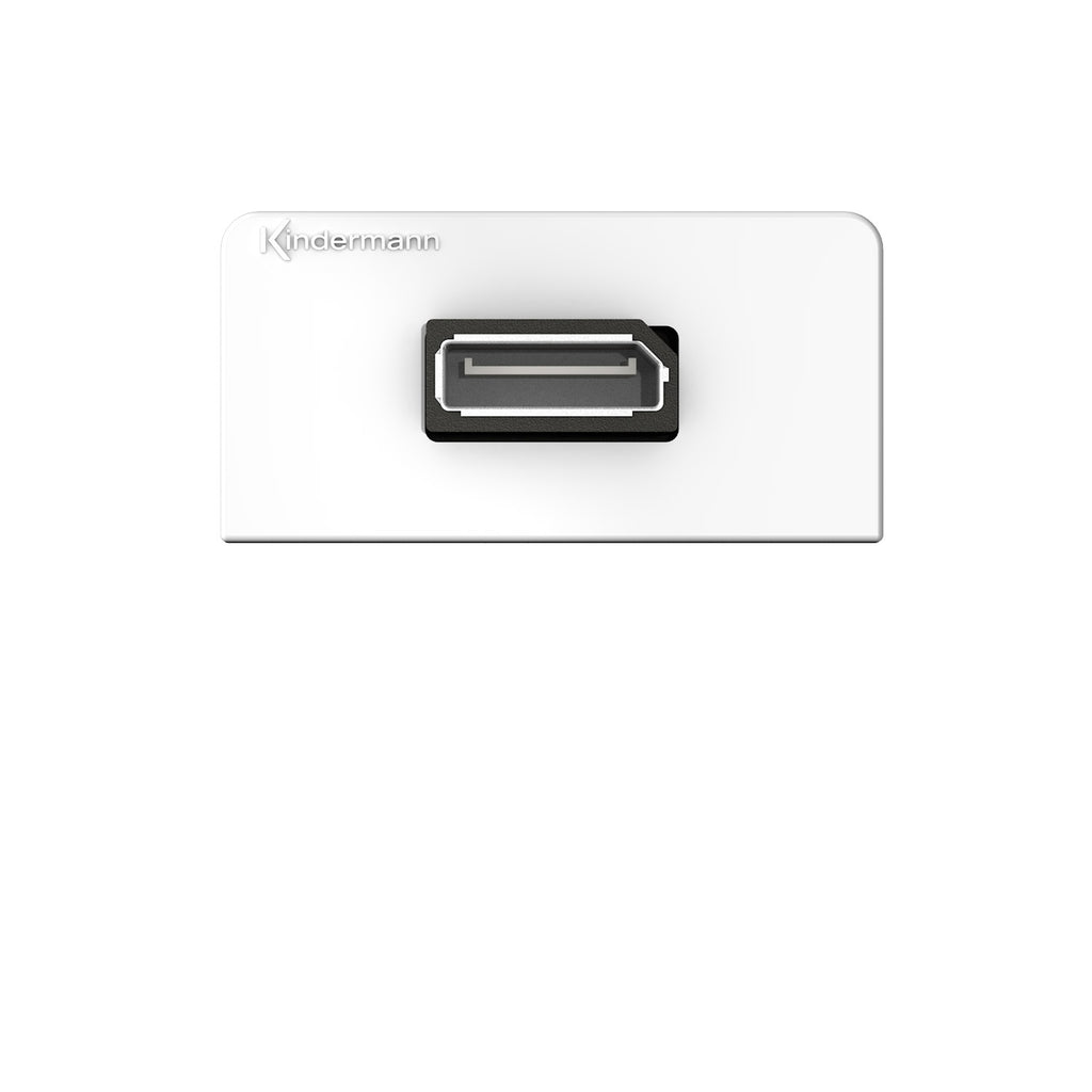 Kindermann Konnect design click DisplayPort Anschlussblende weiß 7456000588