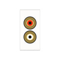 Kindermann Konnect flex 45 click Anschlussblende Audio L/R weiß 7464000510