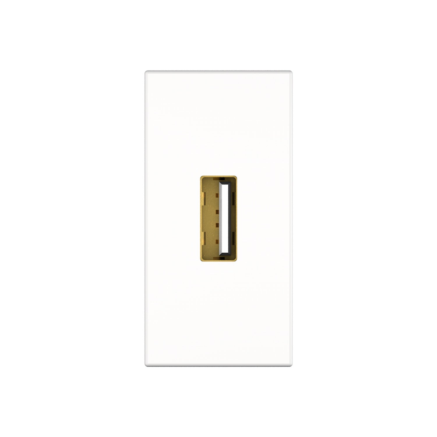 Kindermann Konnect flex 45 click Anschlussblende USB 2.0 weiß 7464000522