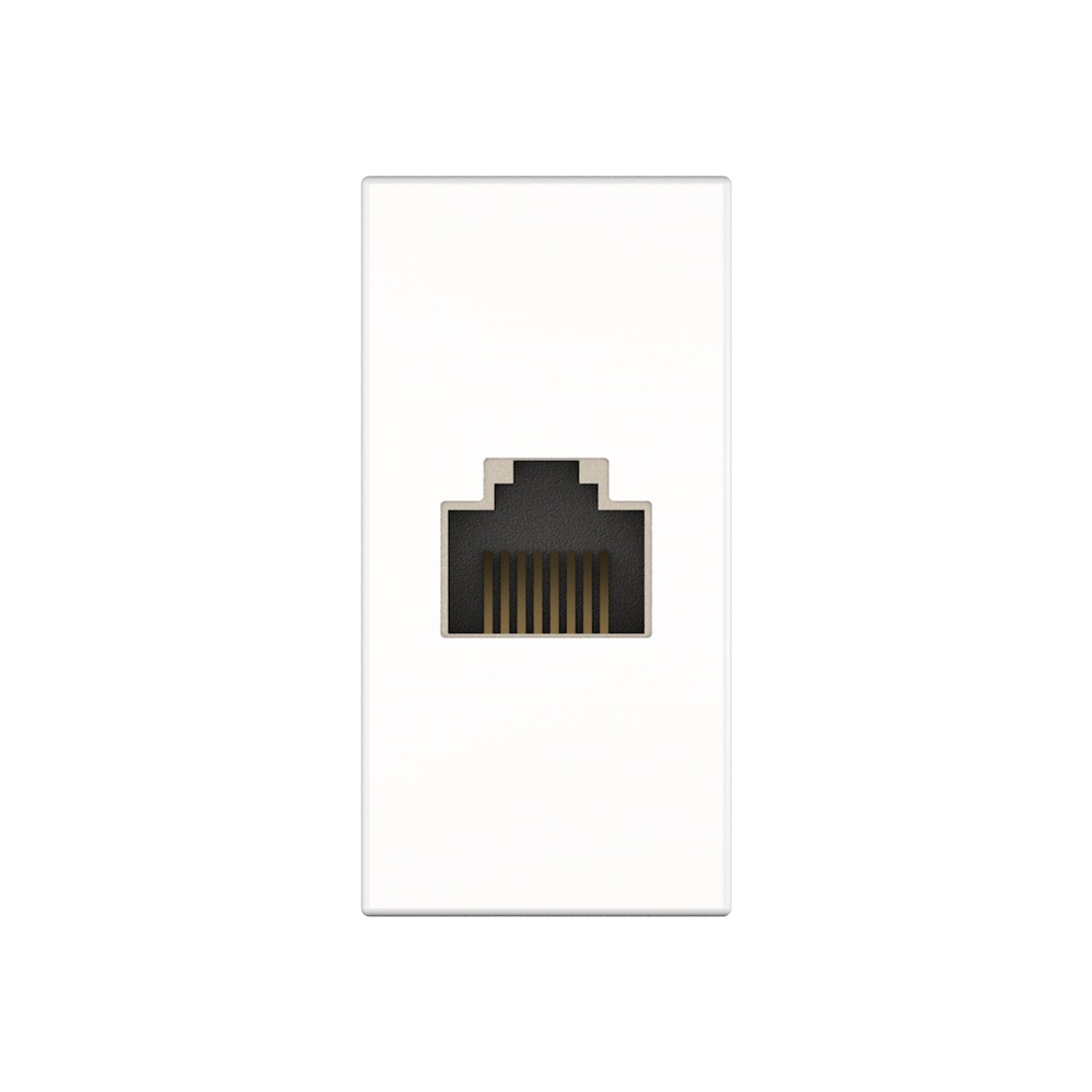 Kindermann Konnect FLEX 45 Halbblende, Cat-6 mit Kabelpeitsche 7464000527
