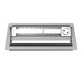 Kindermann CablePort standard² 6-fach Tischeinbaugehäuse, 1x Strom 5x Leerfelder Edelstahl 7492000081