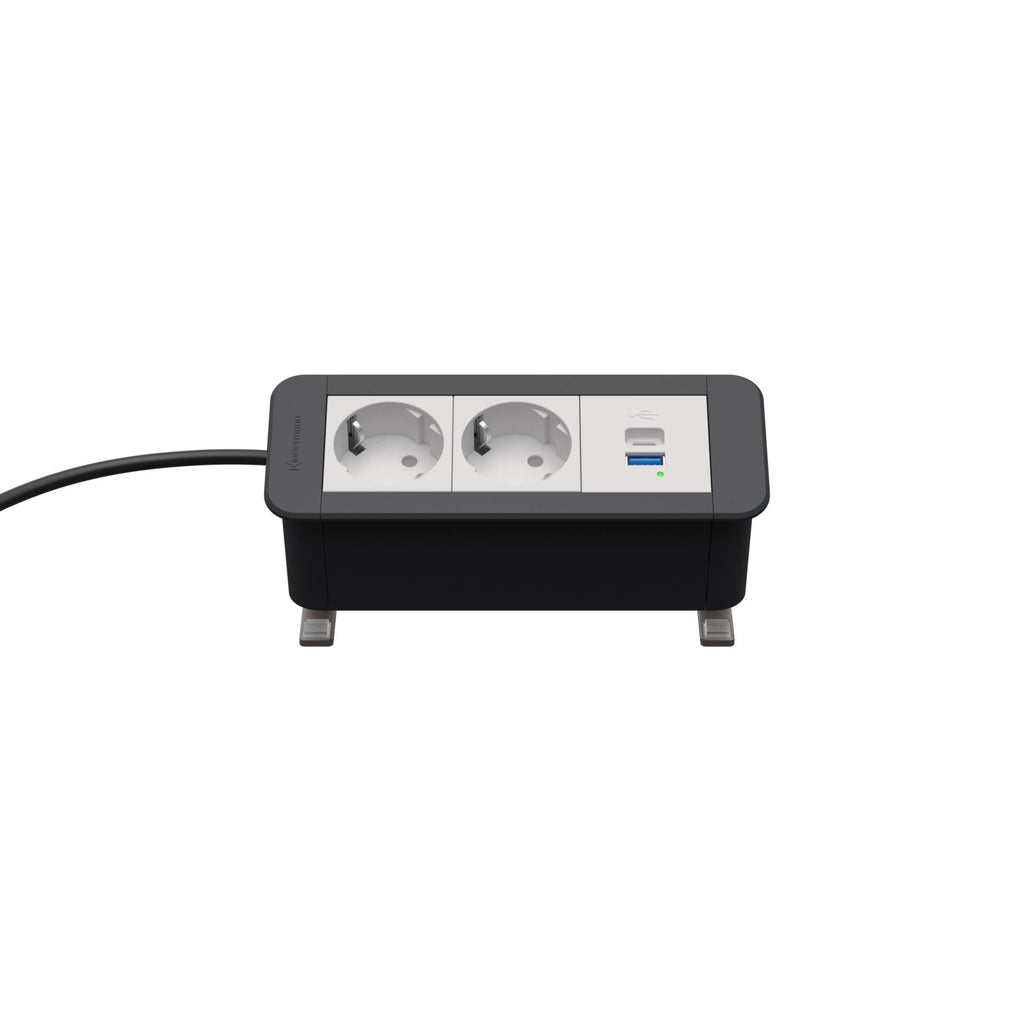 Bachmann Gerätezuleitung Schuko GST18 4m schwarz 375.005
