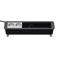Kindermann CablePort Office desk 6-fach Steckdoseneinheit, 2x Strom, 4x Leerfelder 7550000302
