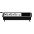 Kindermann CablePort Office desk 6-fach Tischanschlussfeld, 3x Strom, 1x USBPD, 2x Leerfelder 7550000333