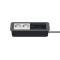 Kindermann CablePort Office frame Steckdoseneinheit 4-fach, 2 x Strom, 2 x Leerfelder 7551000202