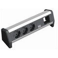 Bachmann DESK Steckdosenleiste 3x Strom 1x Custom 902.000