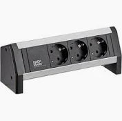 Bachmann DESK Steckdosenleiste 3x Strom 902.0048