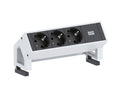 Bachmann DESK2 Steckdoseneinheit 3x Strom weiß 902.2048