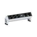 Bachmann DESK2 Steckdosenleiste 3x Strom 2x Custom Inox lackiert 902.401