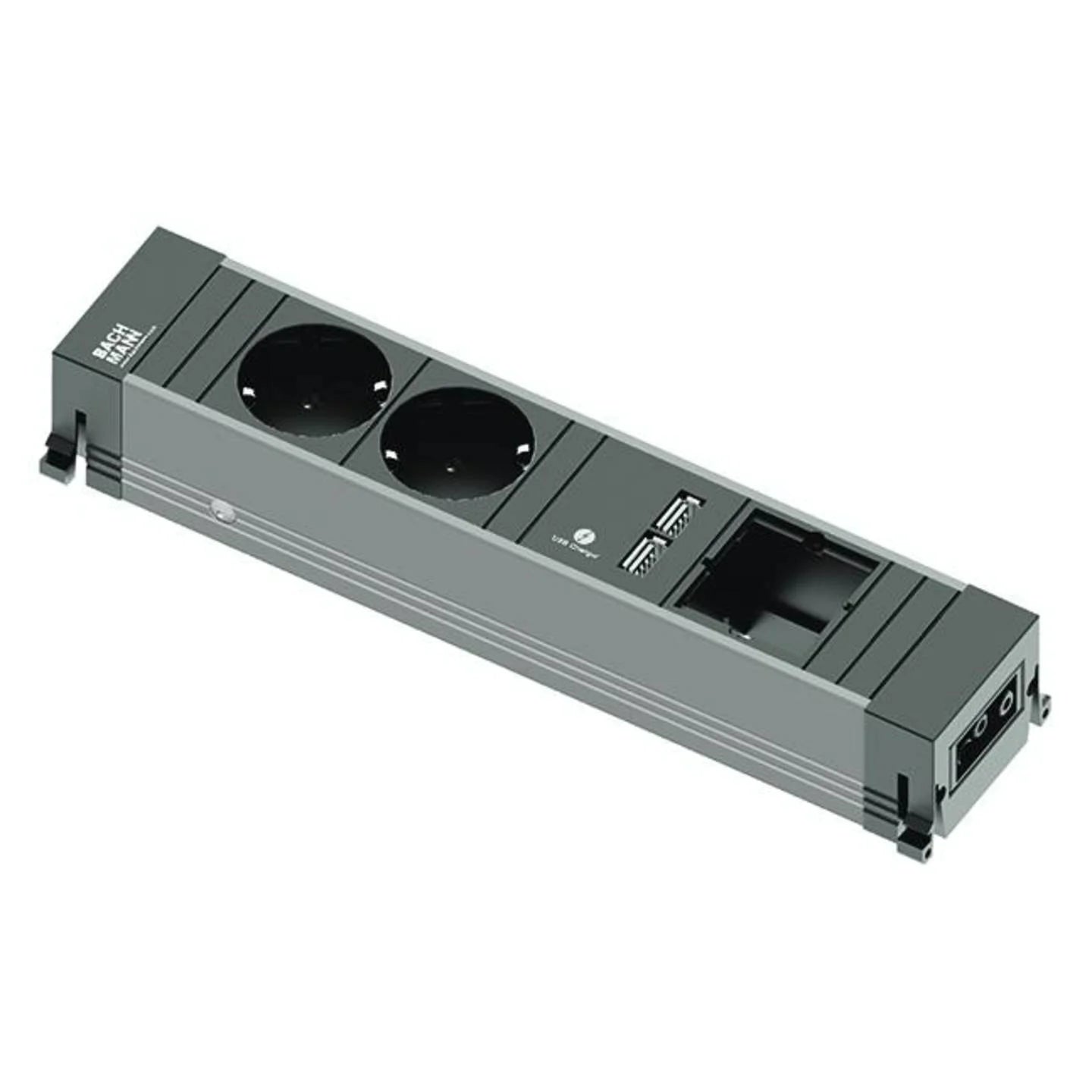 Bachmann Conference / Top Frame Steckdoseneinheit 2x Strom 1x Custom 1x USB 909.0056
