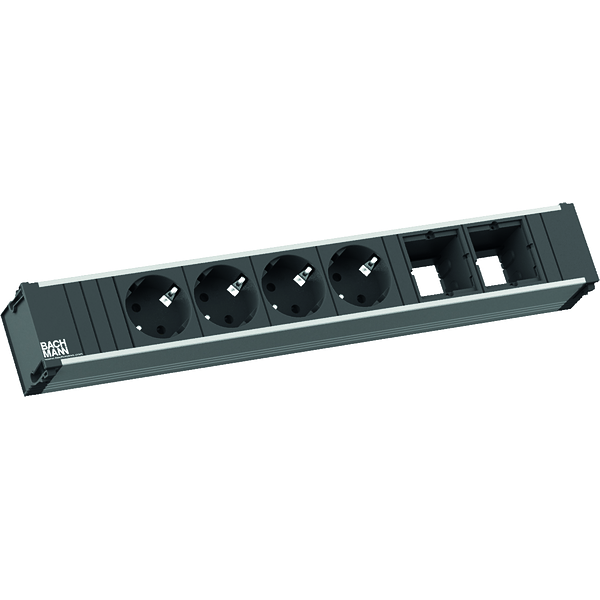 Bachmann CONI Steckdosenleiste 4x Schutzkontaktsteckdose 2x Custom 912.007