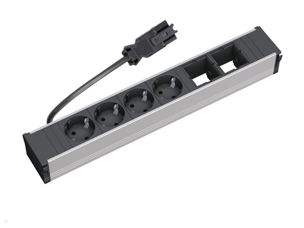 Bachmann CONI Steckdosenleiste 4x Schutzkontaktsteckdose 2x Custom 912.007