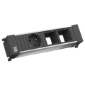 Bachmann Power Frame Steckdoseneinheit 1x Strom 2x Custom Modul 916.001