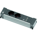 Bachmann Steckdoseneinheit Power Frame 2x Strom 1x USB Charger 916.0040