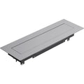 Bachmann Top Frame Einbaurahmen, lang - 8-fach PDU silber 925.801