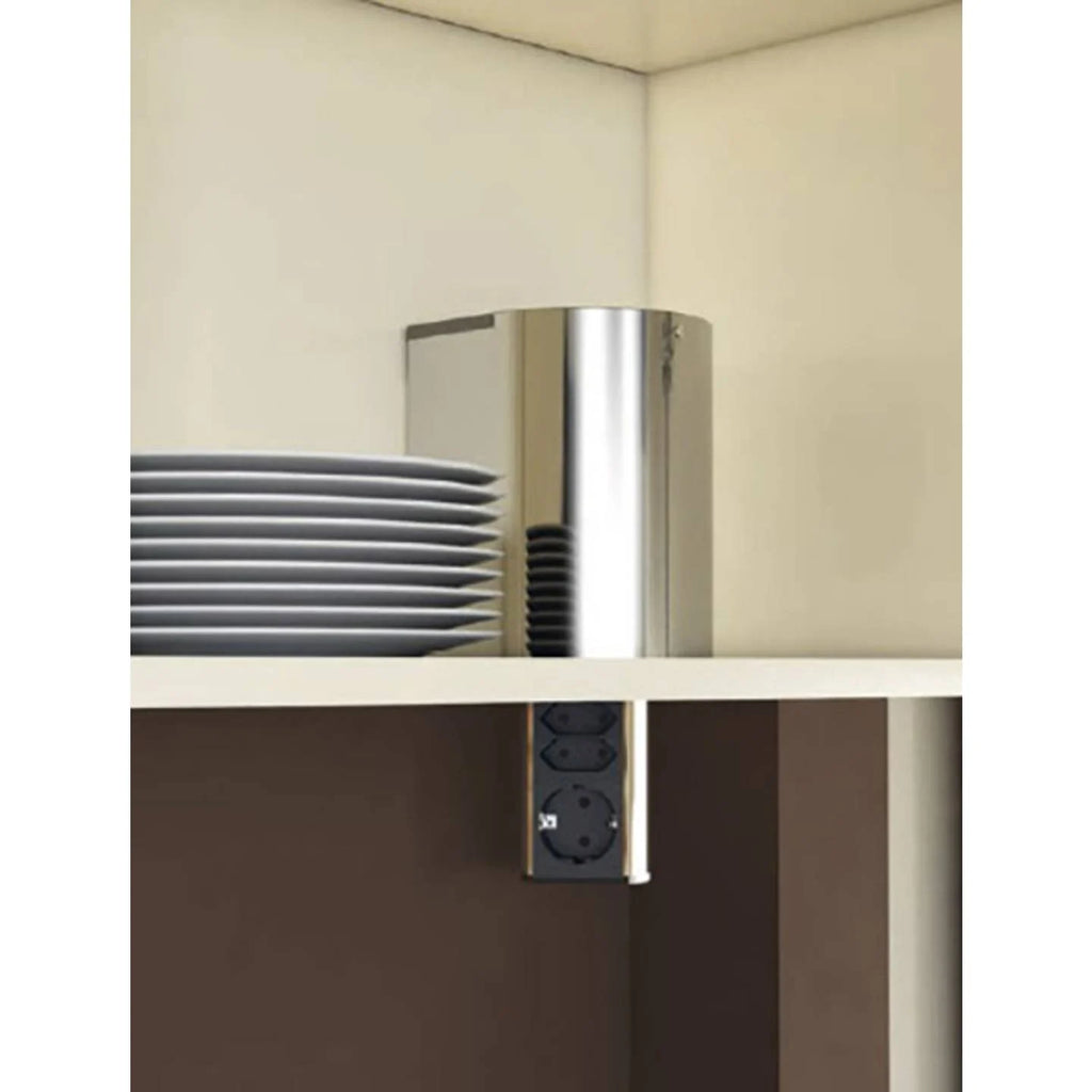 Bachmann Elevator Cover Einbau in Edelstahl Optik gebürstet 928.902