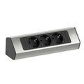 Bachmann CASIA 2 3x Strom Aluminium in Edelstahl-Optik, kurz 932.000