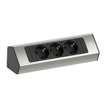 Bachmann CASIA 2 3x Strom Aluminium in Edelstahl-Optik, kurz 932.000