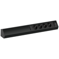 Bachmann CASIA 2 Steckdosenleiste 4x Strom schwarz, lang 932.104