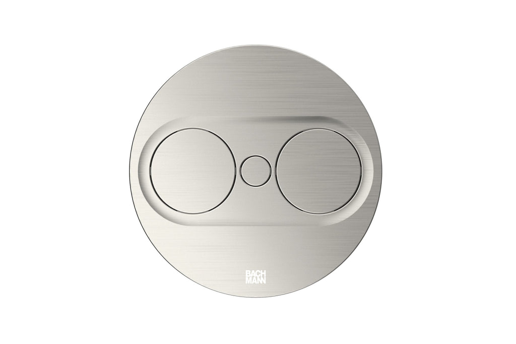 Bachmann TWIST 2 Steckdoseneinheit 1x Strom 1x USB-Doppelcharger A/C, rund Edelstahl-Optik 946.004