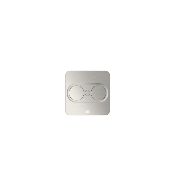 Bachmann TWIST 2 Steckdoseneinheit 2x Strom, eckig Edelstahl-Optik 946.001