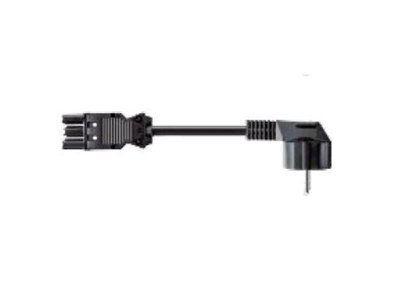 Bachmann Gerätezuleitung Schuko GST18 3m schwarz 375.003