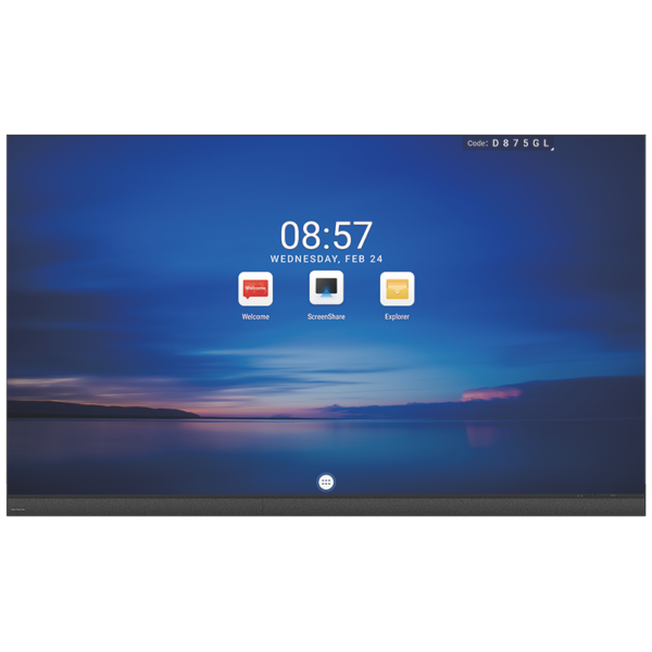 Clevertouch CleverWall intelligentes 138″ LED-All-in-One-Display mit 1.5 mm Pixelpitch