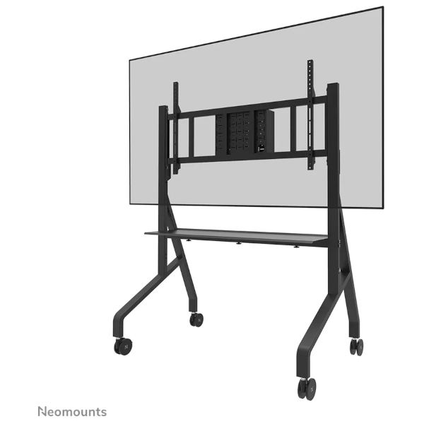 Elektrisch höhenverstellbarer Rollwagen für Displays von 65" bis 110″ Neomounts MOVE Go XL FL50-575BL1