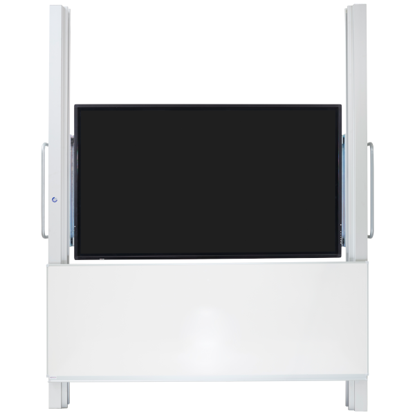 Remonta RDFS Manuell Höhenverstellbares Pylonensystem mit Seitenflügel für Displays bis 86"